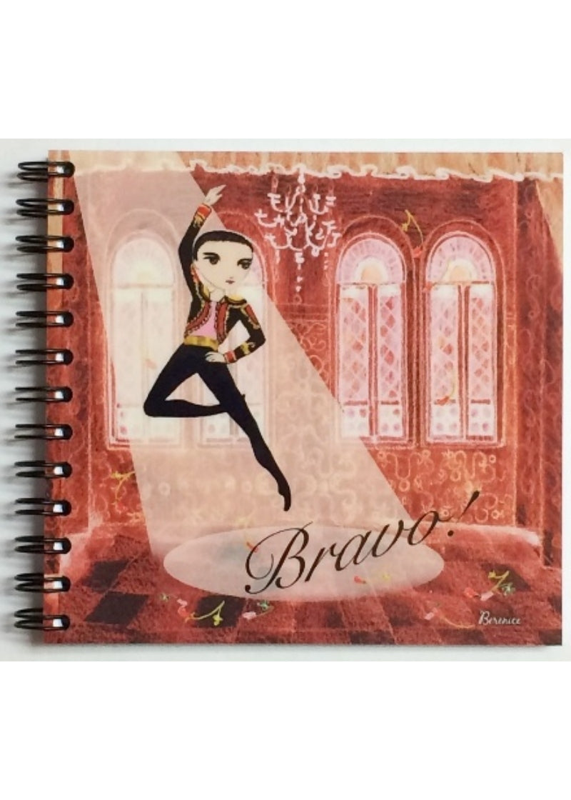 "Bravo!" Basile Square Spiral Notebook