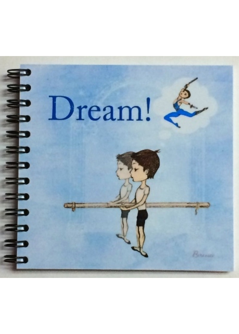 "Dream!" Square Spiral Notebook