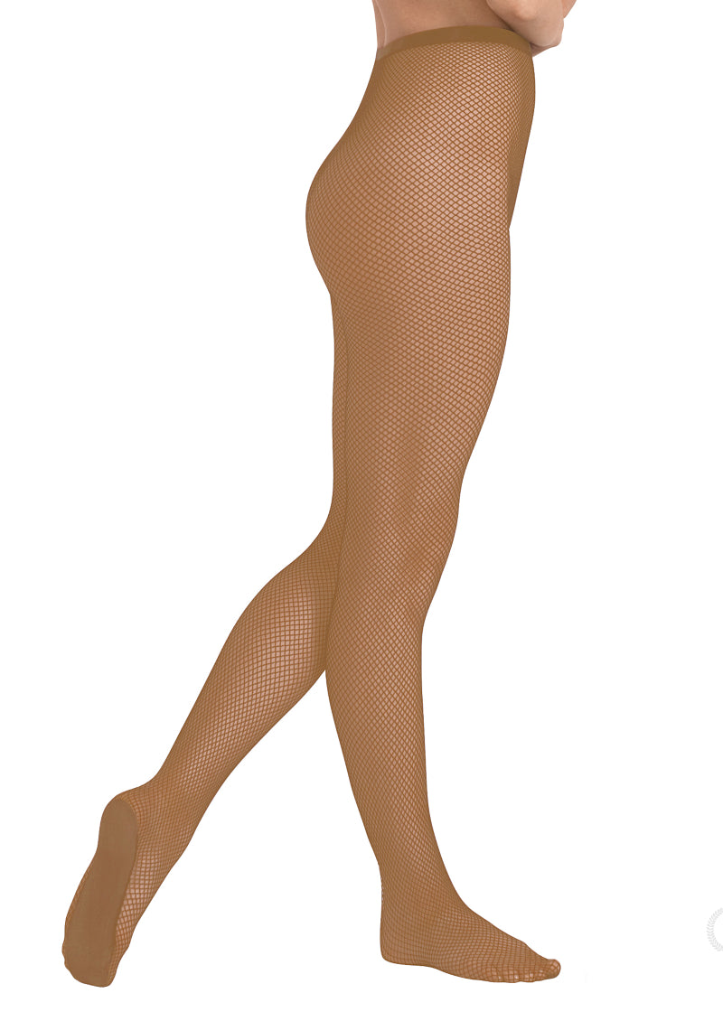 EuroSkins® Professional Fishnet Tights w/ Lined Foot