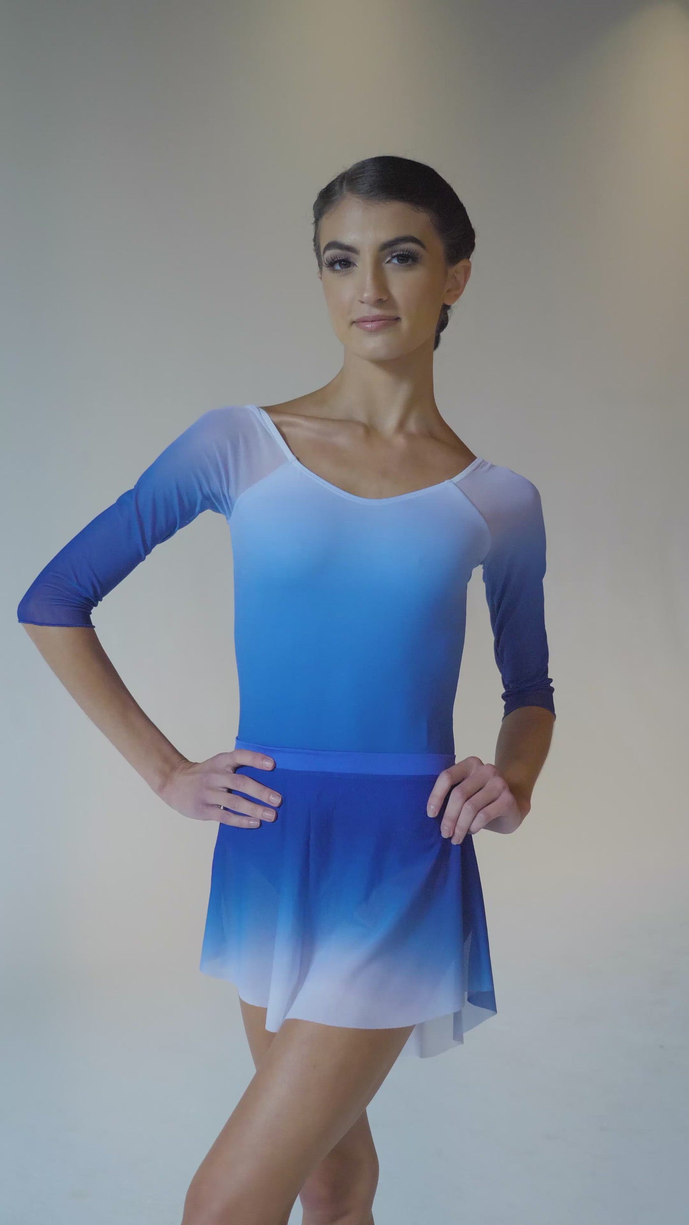 ON SALE Ayala Raglan 3/4 Sleeve Leotard