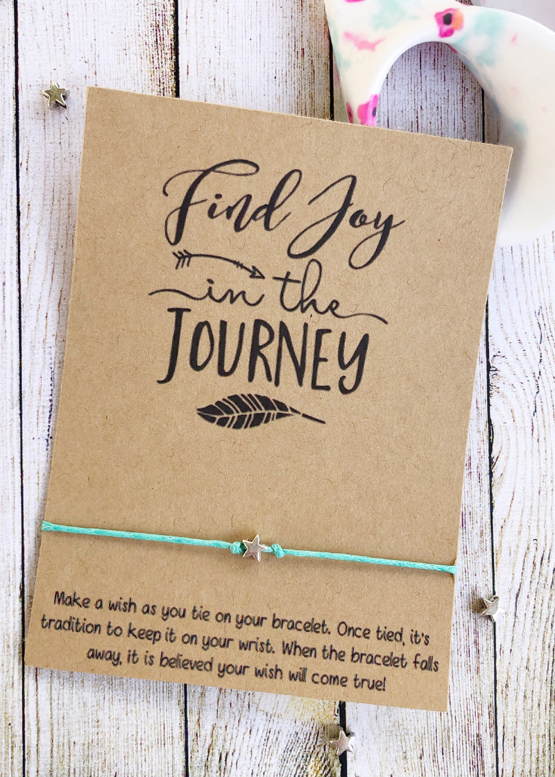 Find Joy in the Journey Wish Bracelet