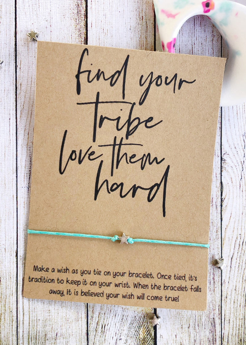 Find Your Tribe Wish Bracelet