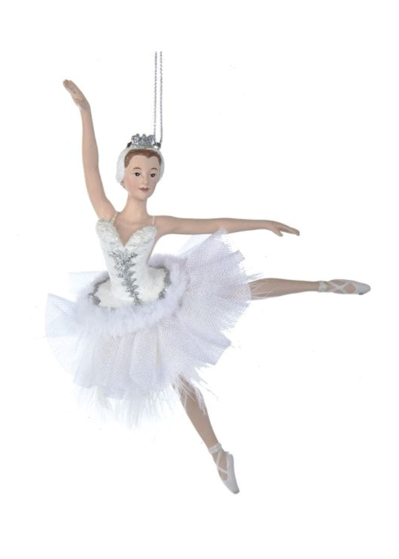 Swan Lake Ballerina Ornament (6.75")