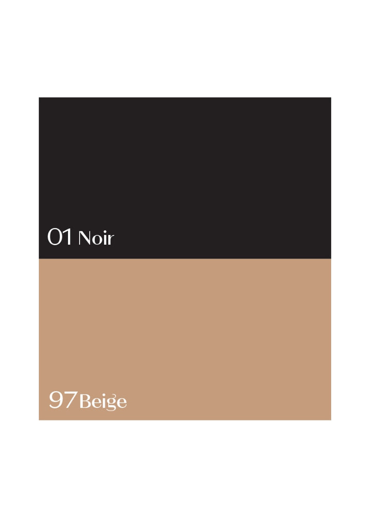 Ballet Rosa color swatches in black and beige