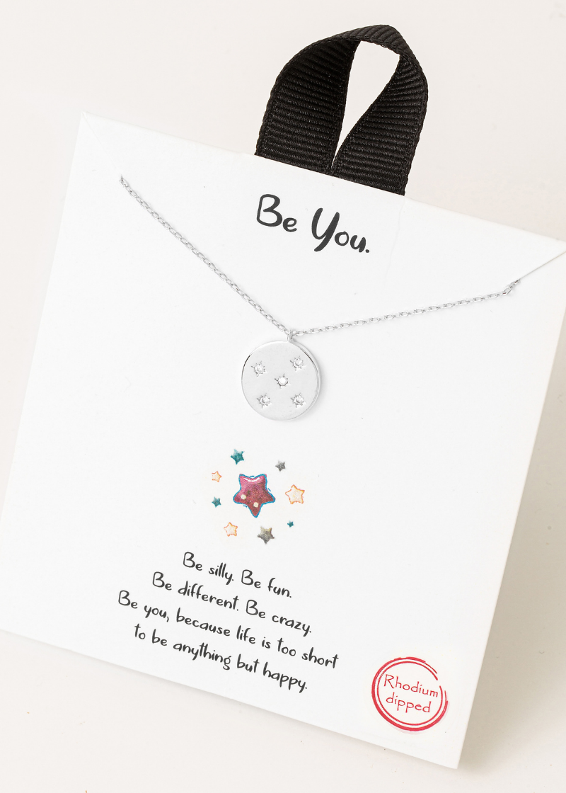 Be You Star Coin Pendant Necklace